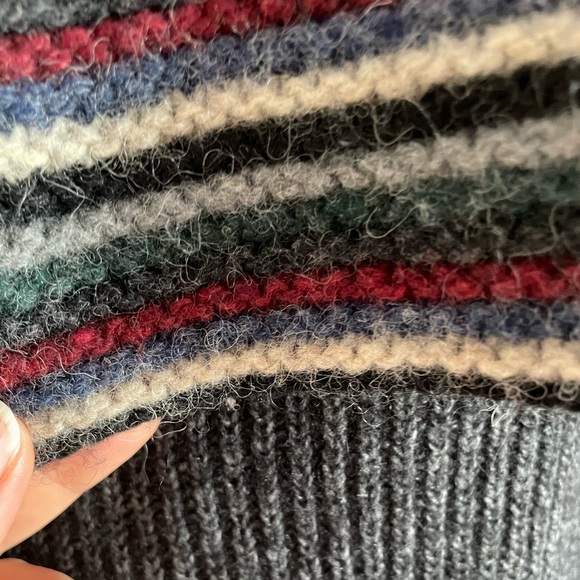 Unique!! Oversized GAP wool mix crop long sleeve pullover sweater high n… - Picture 8 of 9